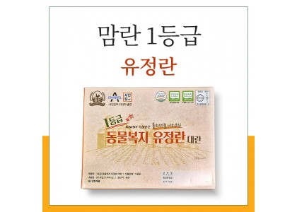 맘란 1등급 동물복지 유정란 대란 40구